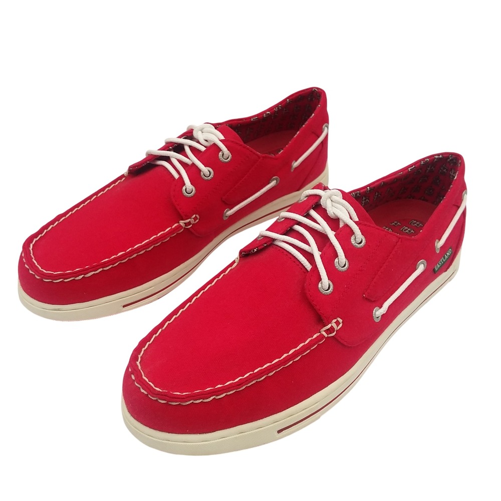 Eastland MLB St. Louis Cardinals Boat Shoes Deck Shoes Red US Size 12-12.5 EU 46
